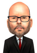 Employee+Work+Anniversary+Caricature+Gift