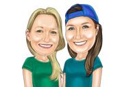Funny Friends Caricature Gift