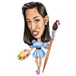 Artist Caricature: Funny High Exaggerated Style
