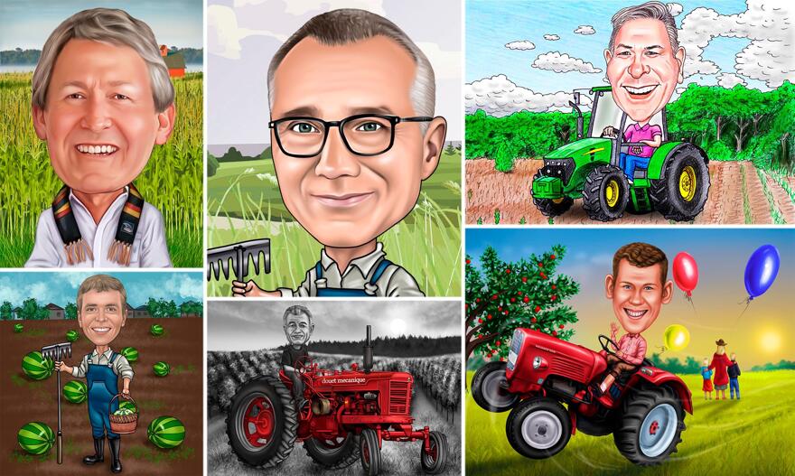 كاريكاتير الزراعة