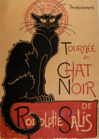 21. "The Chat Noir", kirjoittanut Théophile Steinlen (1896)-0