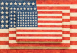 6. Jasper Johns, Three Flags (1958), Öl auf Leinwand. Whitney Museum für amerikanische Kunst-0