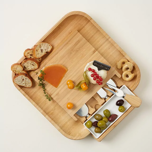 2. Hidden Compartment Cheese Board w/Knives-0