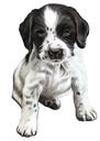 Ritratto stampato del poster del cane