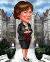 CEO Caricature Gift Hand-Drawn from Photos
