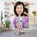 Beauty Caricature