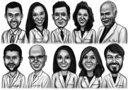Company Caricatures for All Employees