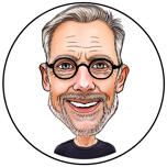 Logo d'avatar avec un cercle noir