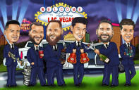 Las Vegas Sağdıç Karikatürü