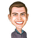 Corporate Staff Custom Caricature Image