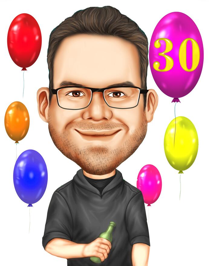 Ballons Latex Emoji 25-100 Pièces Pour Fête Anniversaire, Douche Bébé - Multicolore
