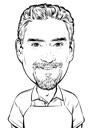 Esquisse d'avatar d'employé