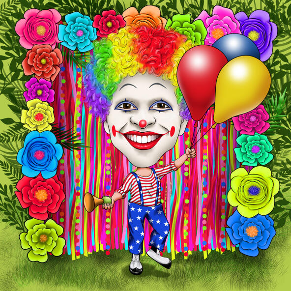 caricature de clown