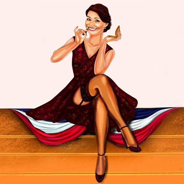Caricatures Pin-up