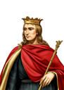 Kreslený portrét prince