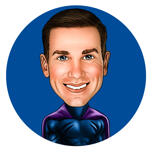 Pepsi-medarbejder-avatar i cirkel