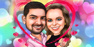 Best 11 caricature ideas for wife for Valentines Days
