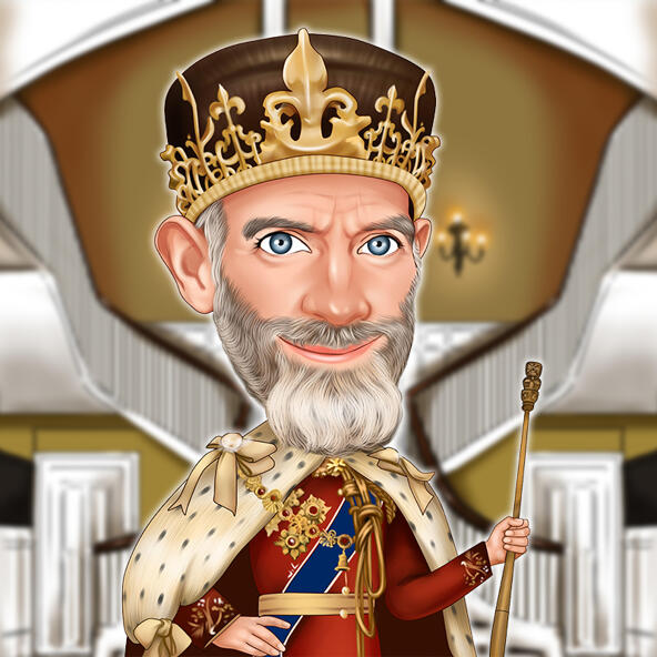 Карикатура на короля