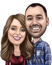 Caricature de couple à partir d'une photo