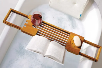 16.  Haven Teak Bathtub Caddy-0