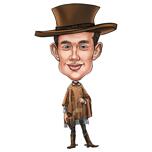 Läntinen cowboy-karikatyyri