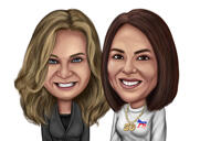 Funny Friends Caricature Gift