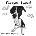 Kom ihåg Dog Portrait - Forever Loved