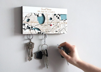 15. Porta-chaves magnético para a parede - Ideal para quem perde as chaves com frequência-0