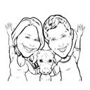 Caricature de couple