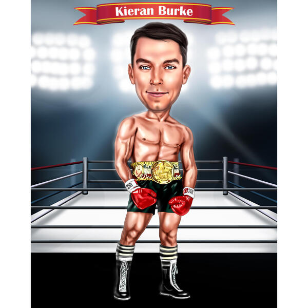 Custom Boxer Caricature Gift