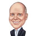 Caricatura digitale personalizzata da una foto