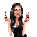 Business Woman Logo Caricature