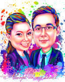 Aquarellportr%C3%A4t+eines+Haustiers+nach+Foto