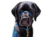 Anpassad Labrador-karikatyr