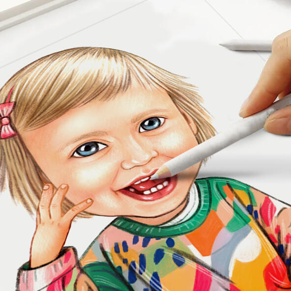 Handgezeichnete Bleistiftporträts