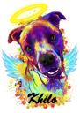 Staffordshire Terrier Hund Verlust Portrait