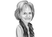 Portrait in Black and White Style