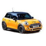 Renkli Mini Cooper Çizimi