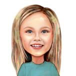 Dessin animé pour enfants à partir de photos - Style huile