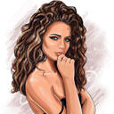 Celebrity Custom Beauty Art Portrait