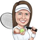 Head and Shoulders tennisspelare