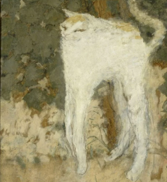 12. "القطة البيضاء" لبيير بونارد-0