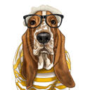 Desen câine Basset Hound
