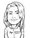 Esboço de esboço de avatar de funcionário