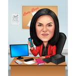 Desenho de Lady Boss