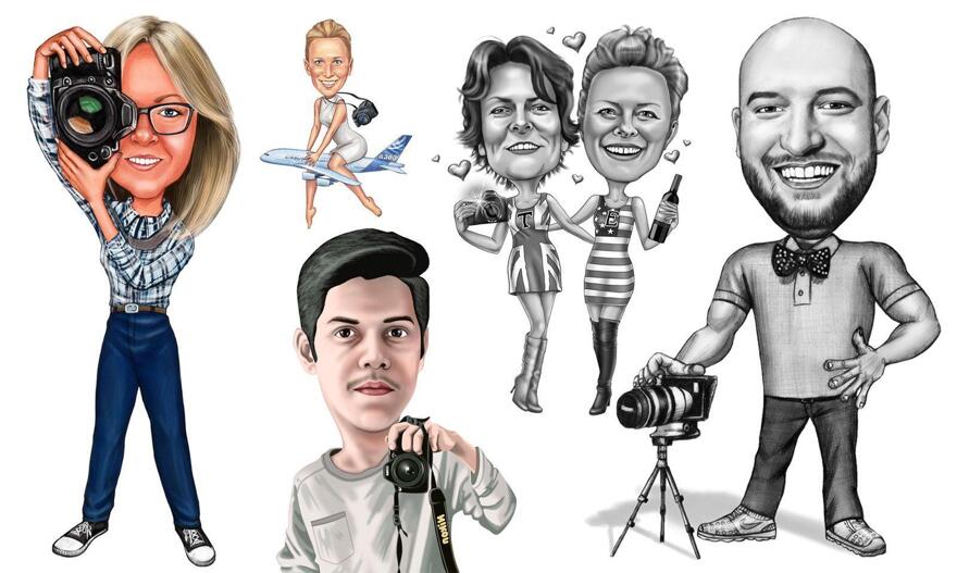 Fotograf Karikatur