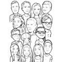 Esquema de dibujo grupal (3+ personas)