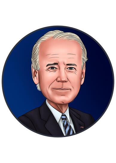 5 Joe Biden karikaturstile af Photolamus Artists