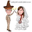 Movie Wedding Caricature