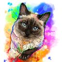 Custom Cat Drawing by Professional Artists